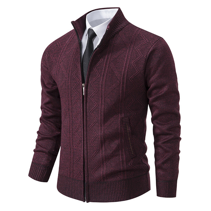 Men's Casual Loose Cardigan Sweater – Open Front Knitwear