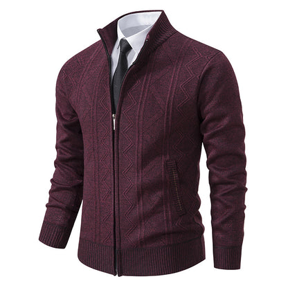 Men's Casual Loose Cardigan Sweater – Open Front Knitwear