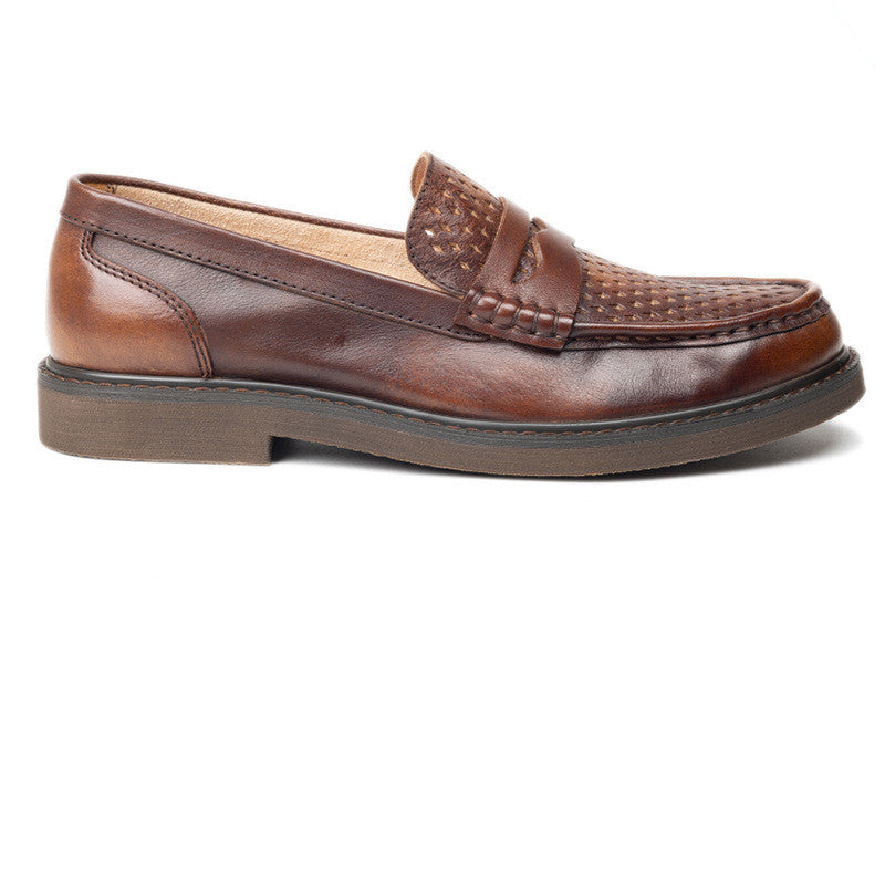 Men's Casual Leather Loafers – Slip-On Dress Shoes