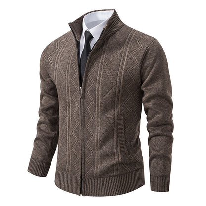 Men's Casual Loose Cardigan Sweater – Open Front Knitwear