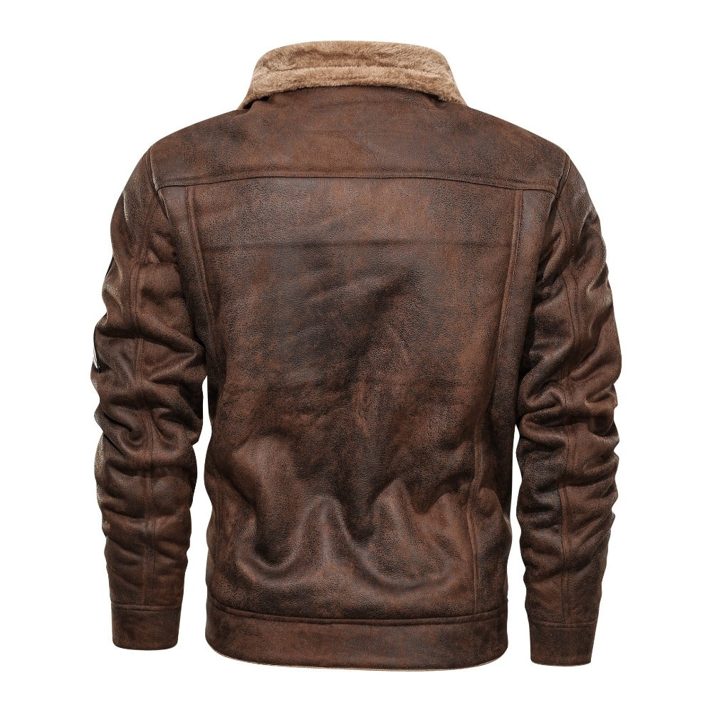 Men's Suede Casual Loose Jacket – Smart Casual Outerwear