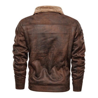 Men's Suede Casual Loose Jacket – Smart Casual Outerwear