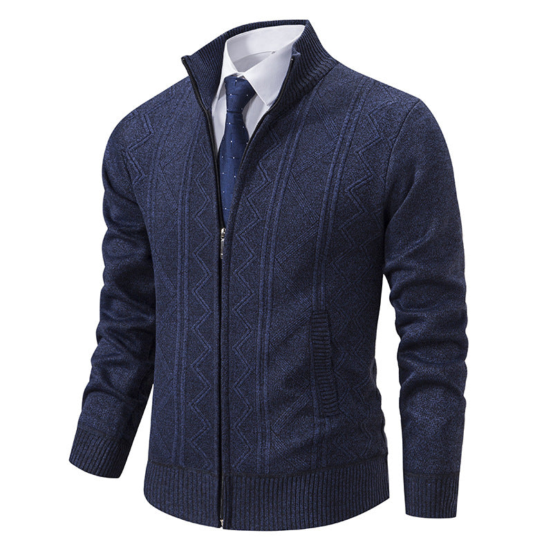 Men's Casual Loose Cardigan Sweater – Open Front Knitwear