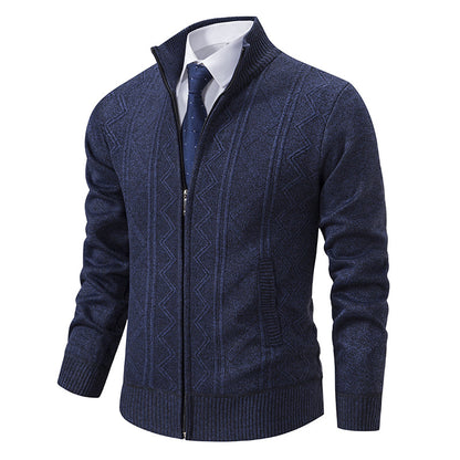 Men's Casual Loose Cardigan Sweater – Open Front Knitwear