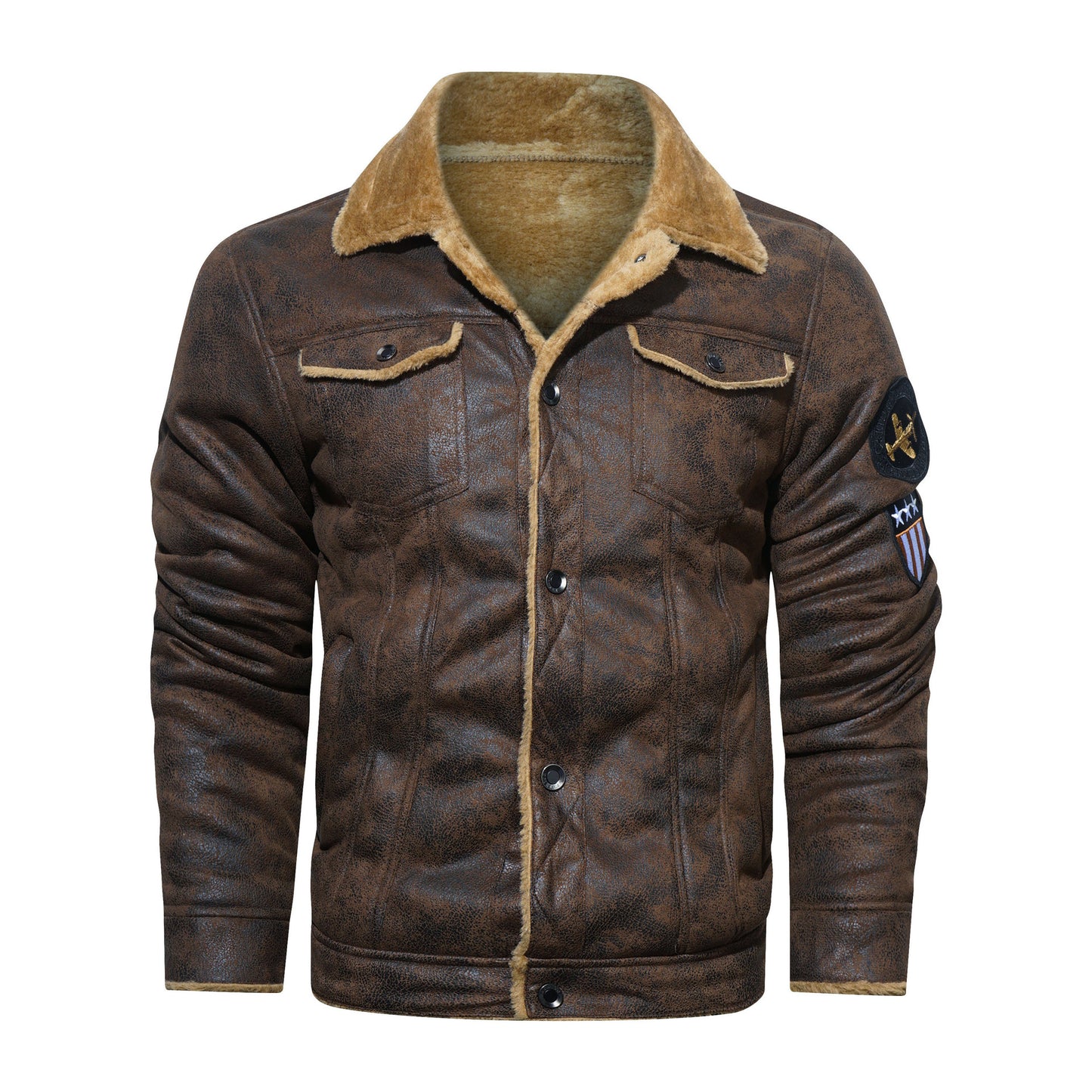 Men's Suede Casual Loose Jacket – Smart Casual Outerwear