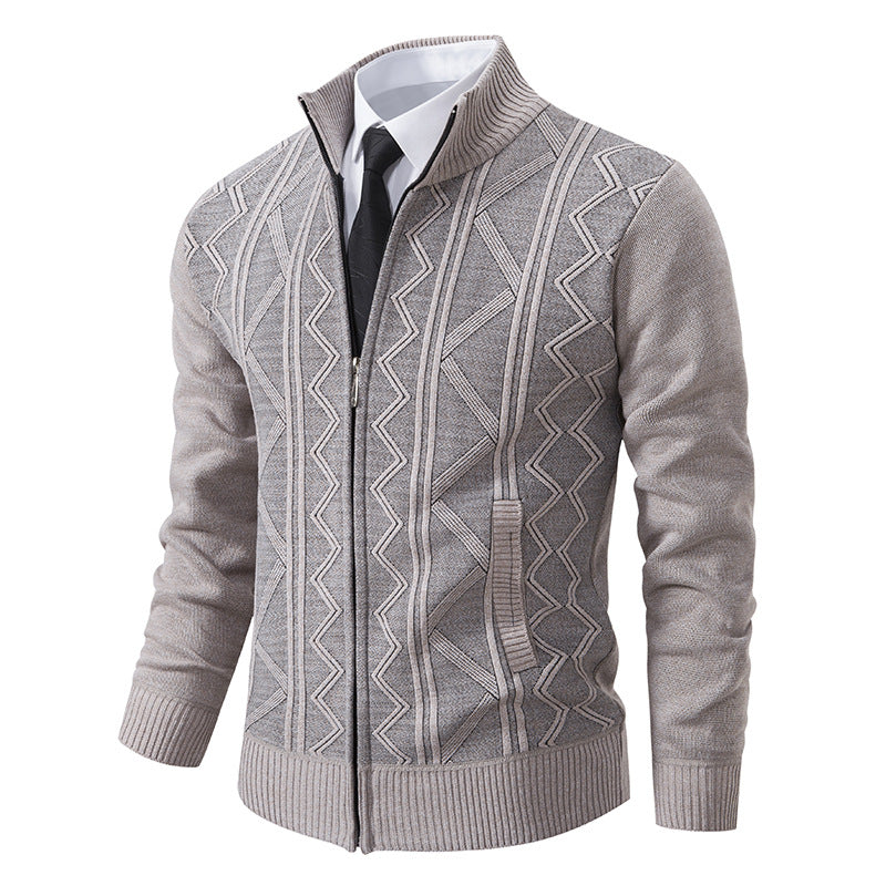 Men's Casual Loose Cardigan Sweater – Open Front Knitwear