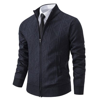 Men's Casual Loose Cardigan Sweater – Open Front Knitwear