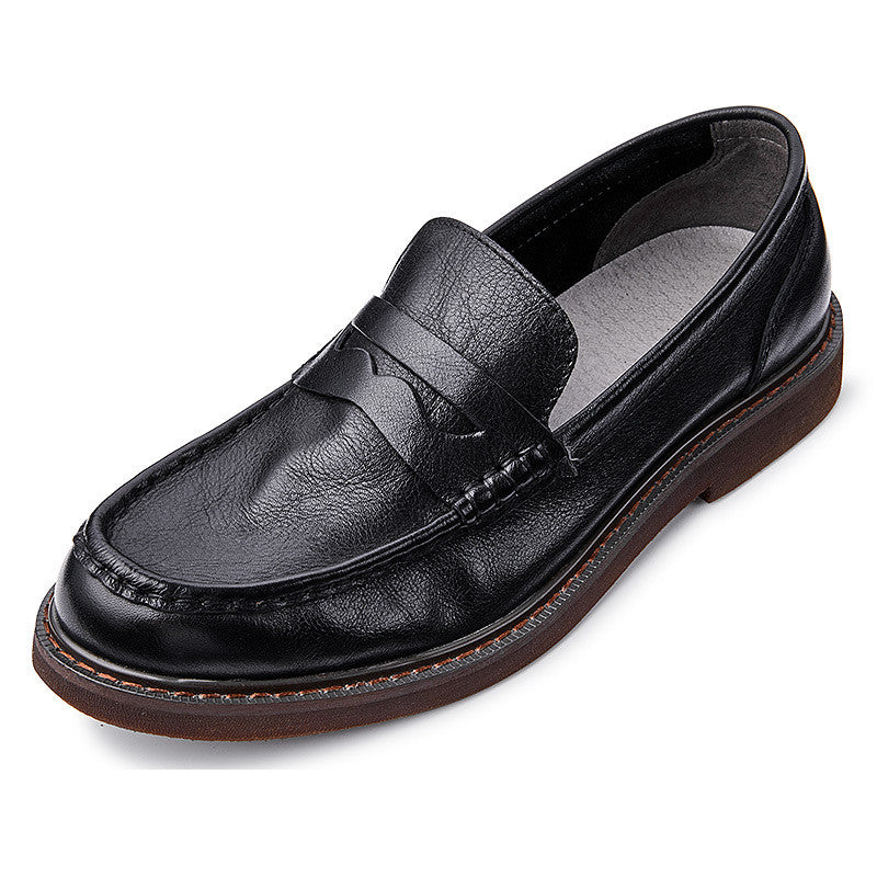 Men's Casual Leather Loafers – Slip-On Dress Shoes