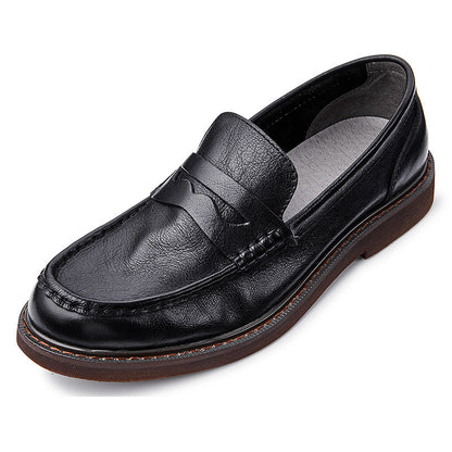 Men's Casual Leather Loafers – Slip-On Dress Shoes
